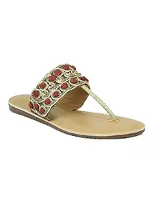 Inc.5 Ethnic Fashion Sandal For Womens
