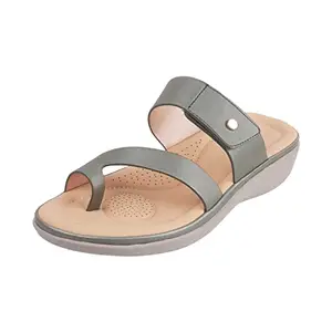 Mochi Womens Synthetic Green Slip Ons (Size (8 UK (41 EU))