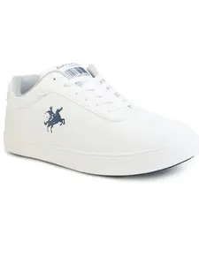 Buckaroo Vector Premium Vegan Synthetic White Casual Shoes for Men