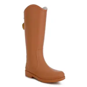 London Rag Charm Detail Calf Rain Boots