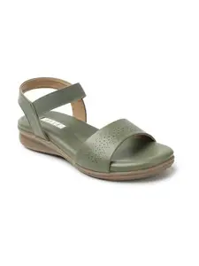 ELLE Women Sandal,Green,UK-7