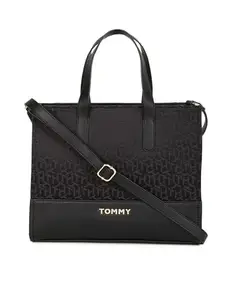 Tommy Hilfiger Womens Black Color Handbag (OS)