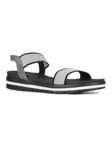 Inc.5 Womens Black Casual Solid Open Toe Flat Sandals