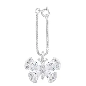 TOUCH925 Silver Butterfly Charm | Cute Aesthetic Bag Charm For Phone Bag Keychain Airpods Camera Pendants Decor Accessories | 925 Silver Charms | Waterproof and Anti-Tarnish