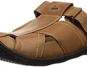 SCHOLL Men Ethan Tan Leather Sandals-11 (8643437)