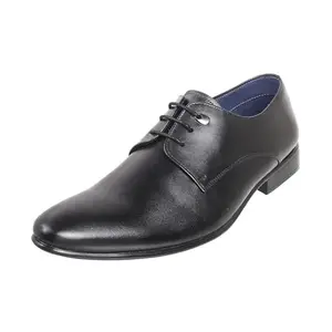 Mochi Men Black Formal Leather Lace Up Shoes Uk/10 Eu/44 (19-192)