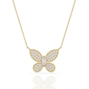 Zaaba Pendant Necklace for Women - 18K Gold Plated - Demi Fine Jewellery