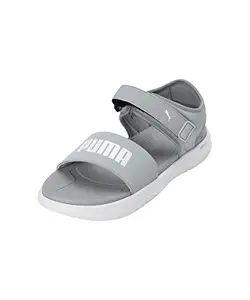 Puma Unisex-Adult Softride Seave Sandal Cool Mid Gray-White Sandal - 11UK (39185902)