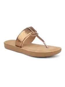 Inc.5 Women Antique Embellished Open Toe Flats