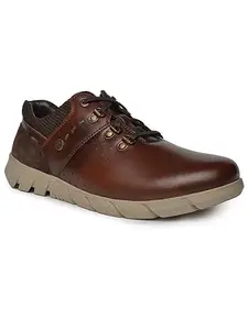 Buckaroo Wooler Full Grain Natural Leather Tan Casual Shoes for Mens