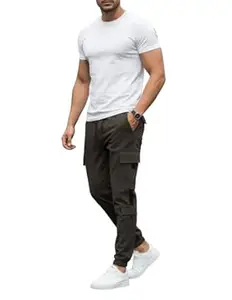 Mack Jonney Men’s Solid Joggers | Solid Design | Regular Fit | Casual & Athleisure Wear |Pack of 1-MMJ-79