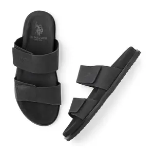 U.S. Polo Assn. Unisex GRIZ Slippers - (UK9) (US10) (2FD25272Z01)