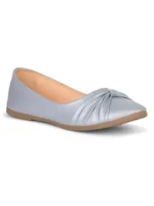 Bata Casual Silver Ballerina Outdoor Jutti Comfort Trendy for Women and Girls