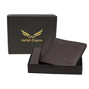 Wild Capra Casual Brown Genuine Leather Men's Wallet (WC-MW-109)