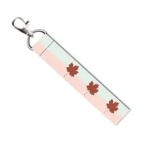 ISEE 360® Maple Leaves Lanyard Tag with Swivel Lobster for Gift Luggage Bags Backpack Laptop Bags L X H 5 X 0.8 INCH