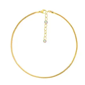 VAMA Trendy Adjustable Golden Snake Chain Anklet Leg Chain Toes Foot Layered Payal Ankle Bracelets Anklets Chains For Girls Women
