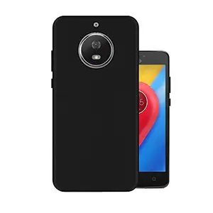 MattBlack Motorola Moto G5S, XT1795, XT1793, XT1794 Mobile Back Cover (Smooth Silicone|CameraProtection|Black KL0302)