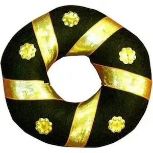 Bharatanatyam Hair Band Accessories Ring Hair Bun Ring Satin Ribbon Used For Hair Decoration In Dance(AD:0055)