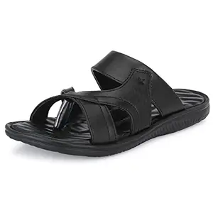 Centrino Black Sandal for Mens 8211-1