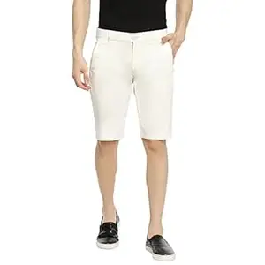 The Indian Garage Co Men Slim Fit Solid Mid-Rise Woven Shorts