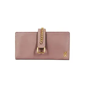 Baggit Womens Lwxe Peyton 2 Fold Wallet- Purple