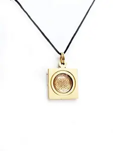 ASTROGHAR Sampoorna Shri yantra Brass pendant For Men & Women