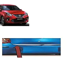 AUTO MOTO AutoMoto Car Exterior Rear Lower Diggi Garnish Chrome Trim in Stainless Steel for Maruti Suzukii Baleno 2022 Onwards
