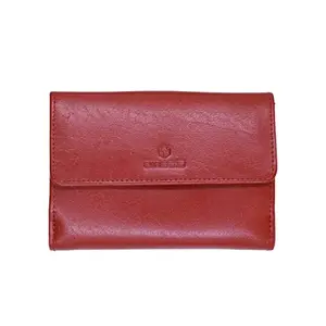 Biaggio Conciata Genuine Leather Wallet for Women Functional, Timeless Design, Red (B09NY1YQDW)