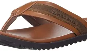 U.S. POLO ASSN. mens Garry TAN Flip-Flop - 9 UK (2FD20106K06)