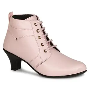 FASHIMO Classic Boots for Women's and Girls 127-Pink-36