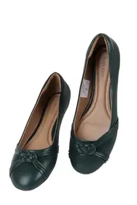 Allen Solly Women Green Casual Ballerinas