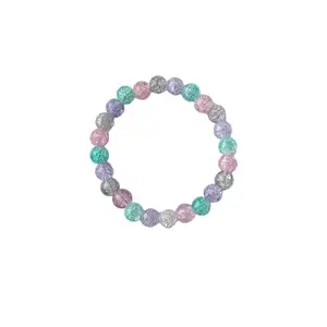 Jewelsbysirani Stylish trendy Korean shining multicolour beads bracelet for women and girls| accessories|gift (1)