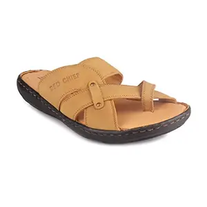Red Chief Slipper for Men Rust
