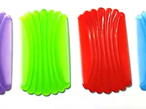 KGR Splash Sunflower Design Lice Comb, Medium, Multicolor |Pack Of 4