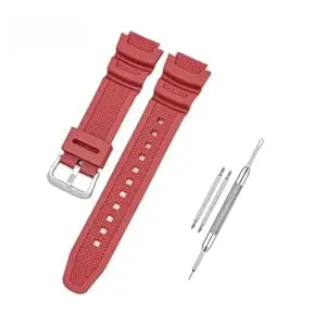 Lineon 18mm Resin Watch Strap Compatible With CASIO DW-291H AE-1400wh W-218H-1AV AE-1000w AQ-S810W SGW-400H SGW-300H with Tool and Pins