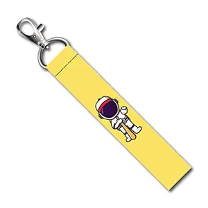 ISEE 360® Little Astronaut Lanyard Bag Tag with Swivel Lobster for Gift Luggage Bags Backpack Laptop Bags Travelers Students Worker L X H 5 X 0.8 INCH