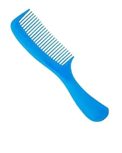 Wide-Tooth Detangling Comb with Handle, Plastic, Professional Hair Care PACK OF 1 PC MULTICOLOUR