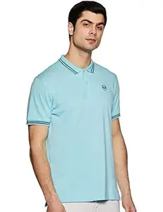 Max Men's Half Sleeves Regular Fit Solid Polo T-Shirt