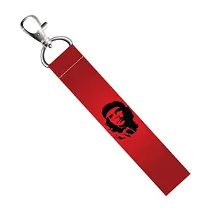 ISEE 360® Che Guevara Lanyard Bag Tag with Swivel Lobster for Gift Luggage Bags Backpack Laptop Bags Students Employees L X H 5 X 0.8 INCH
