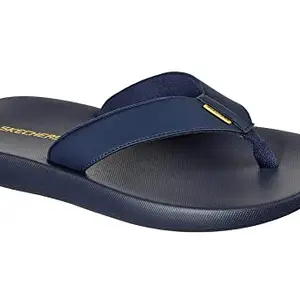 Skechers Mens Eaford - Lomu NAVY Flip Flop - 9 UK (10 US) (8790110I-NVY)