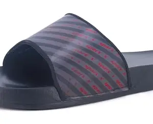 Sparx Men's Slipper,BLACK RED,8UK,SF0171GBKRD0008