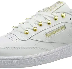 Reebok Classics Women's Club C 85 MAGOLD/White Tennis Shoe-6 Kids UK (FV1994)
