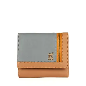 Baggit Women Beige Wallet Small Size | Ladies Stylish Purse Bag | Credit Card Money Holder