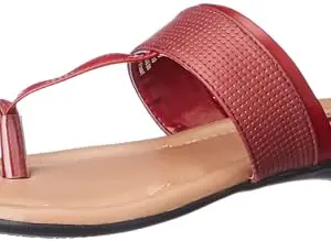 Bata Women COCO TR-COM-AW23 Sandals(571-5500)(Red)(3 UK/India)