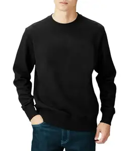 THE BLAZZE Men's Cotton Stretchable Round Neck Full Sleeve Regular Fit Sweatshirt Comfy Winter Wear Pullover Tshirt Men| Women| Girls and Boys L332 7800 (42, BLK_Men)