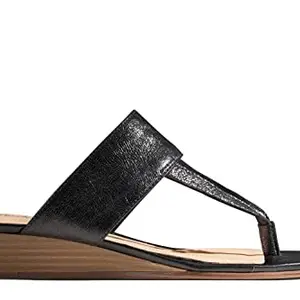 Clarks Women Black Interest Leather Fashion Sandals-3.5 UK (36 EU) (26143449)