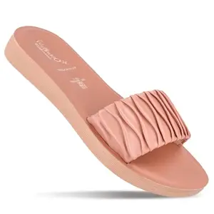 WALKAROO Women's Comfort Slide Sandals - WLP73000 Peach