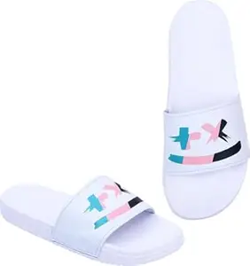 New Oranie Slide Slippers for Men & Women | Lightweight Anti Skid Bathroom Shower Sandals | Comfortable Indoor Outdoor House Slippers