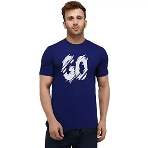 Men's Round Neck Men | Men's Casual Outings, XX-Large Navy Blue_FAR_ Men_ XXL_5170_
