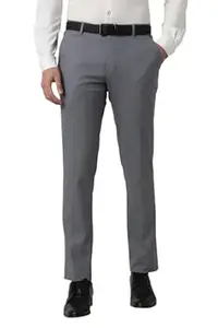 Peter England Men Mid Rise Neo-Slim Formal Trouser